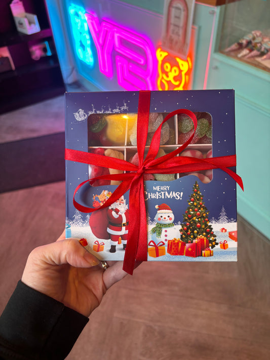 Christmas pick and mix grid box