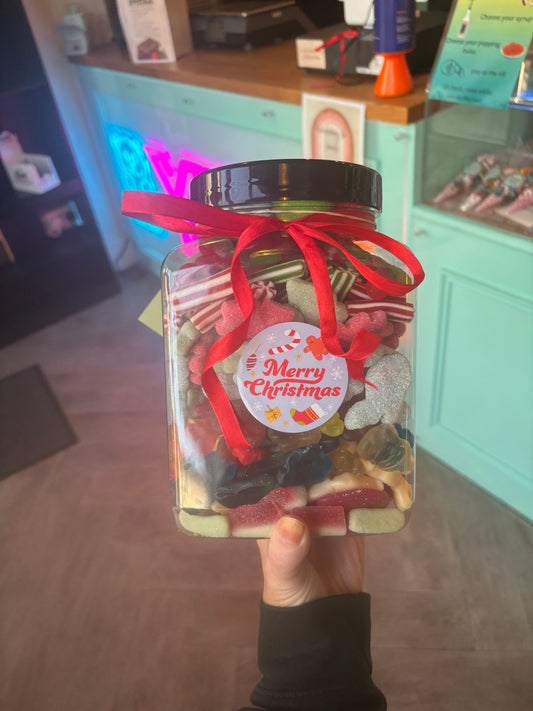 Christmas sweet jar (large)